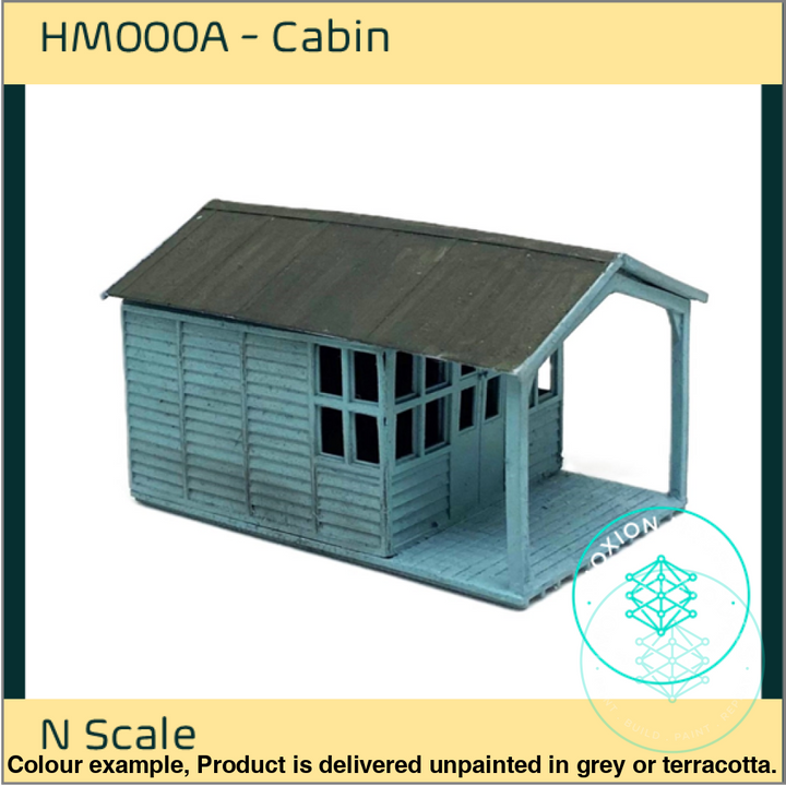 Hm000A – Cabin/Garden Shed N Scale Building