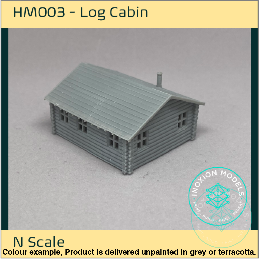 Hm003 – Log Cabin N Scale Building