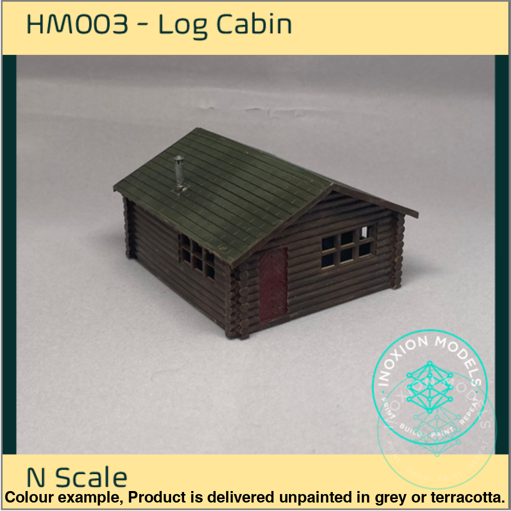 Hm003 – Log Cabin N Scale Building