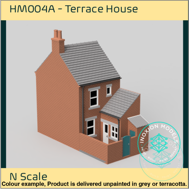 Hm004A – Terraced House N Scale Building