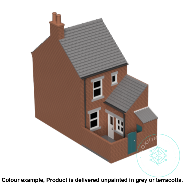 Hm004A – Terraced House N Scale Building