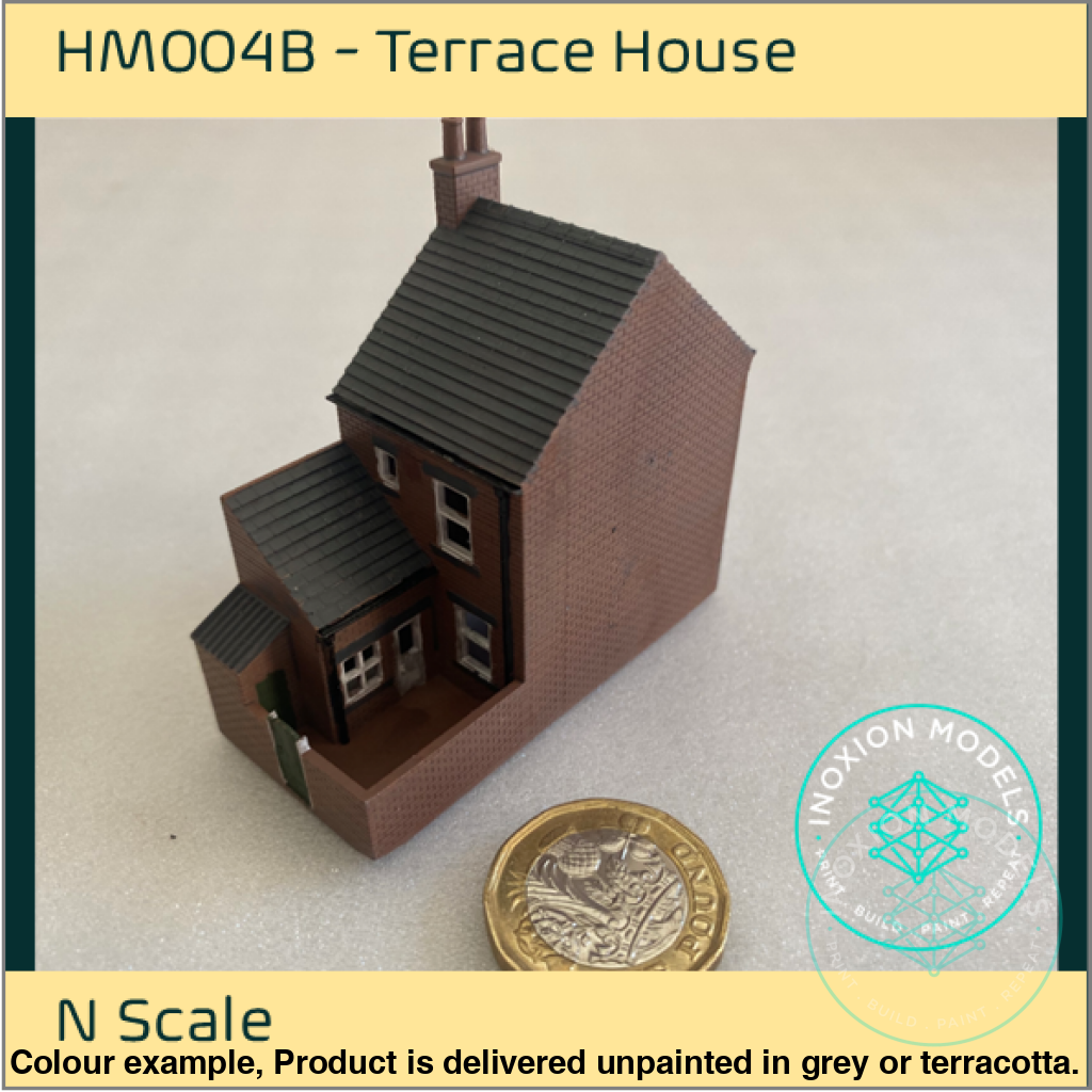 Hm004B – Terraced House N Scale Building