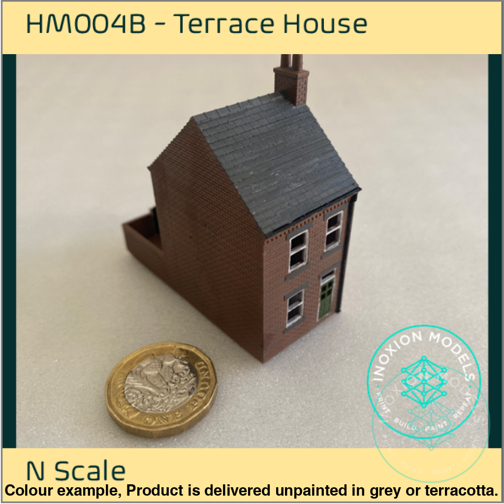 Hm004B – Terraced House N Scale Building