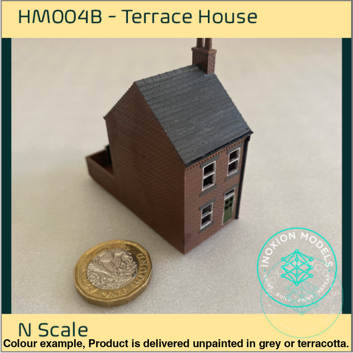 Hm004B – Terraced House N Scale Building