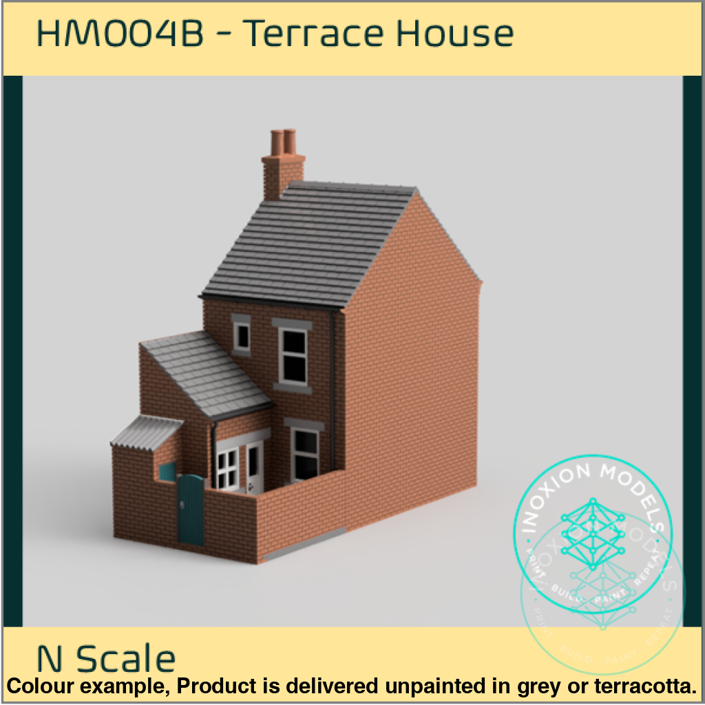 Hm004B – Terraced House N Scale Building