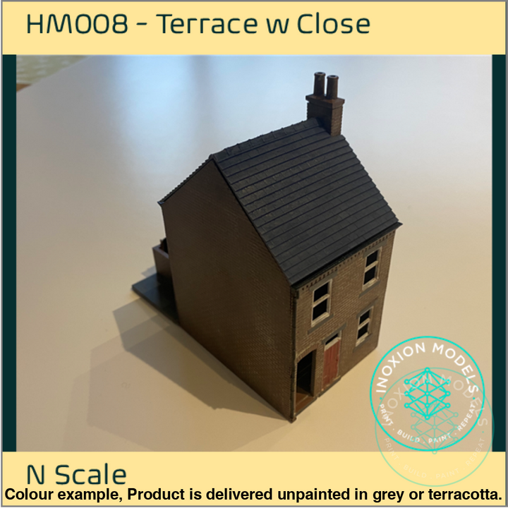 Hm008A – Terraced House W Close N Scale Building