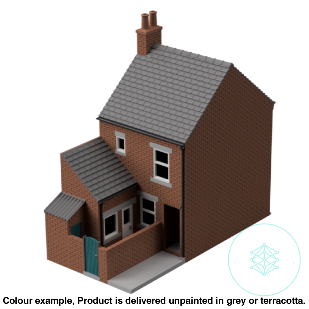 Hm008A – Terraced House W Close N Scale Building