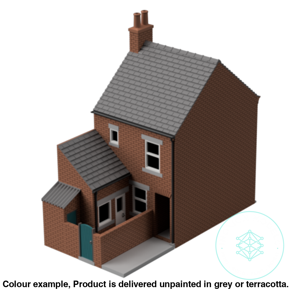 Hm008A – Terraced House W Close N Scale Building