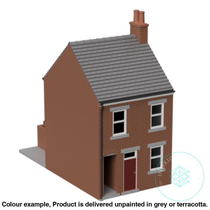 Hm008A – Terraced House W Close N Scale Building