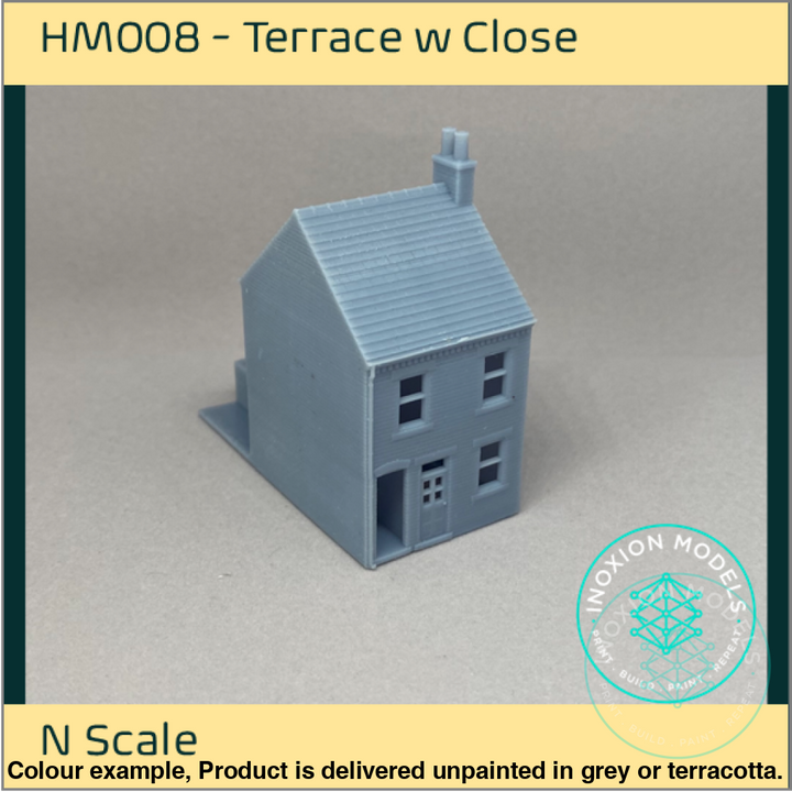 Hm008A – Terraced House W Close N Scale Building