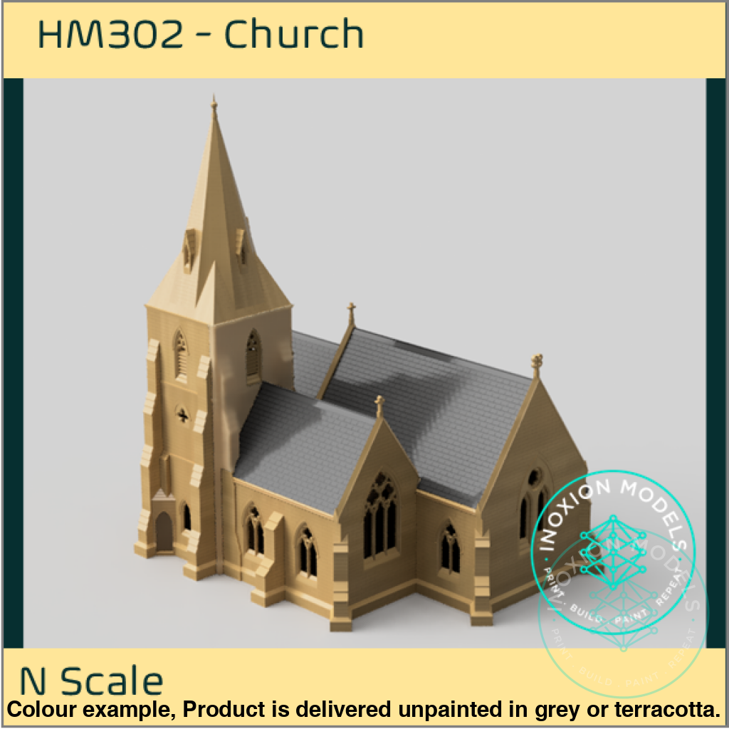 Hm302 – Church N Scale Building