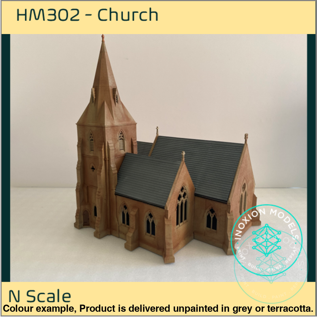 Hm302 – Church N Scale Building