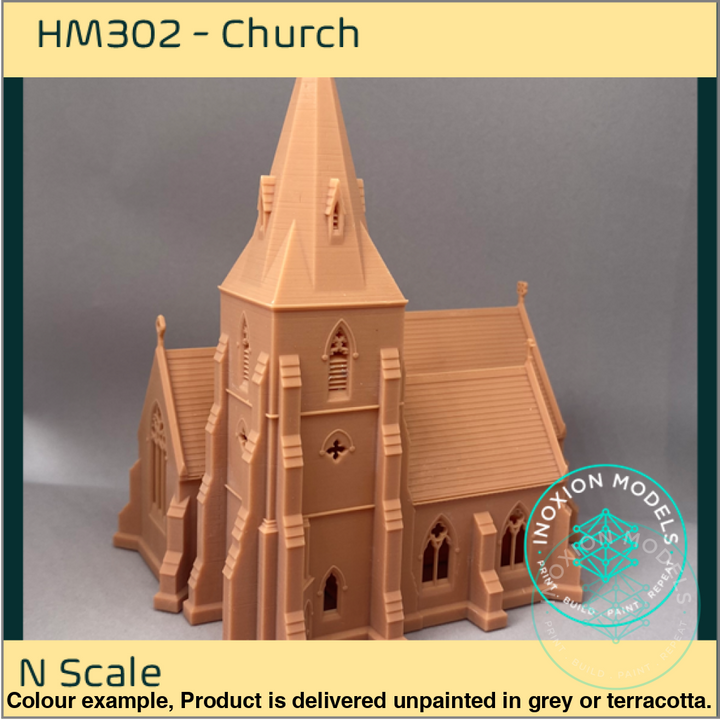 Hm302 – Church N Scale Building