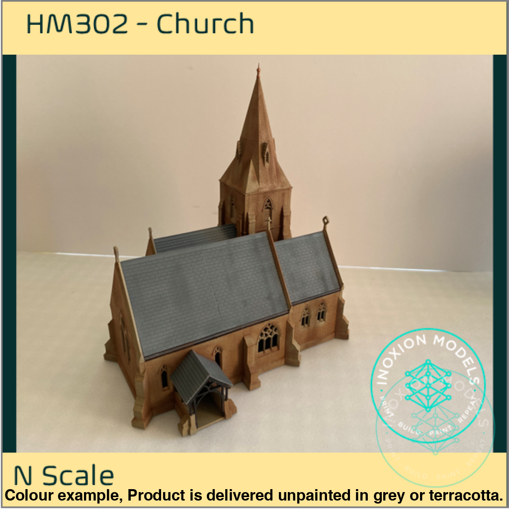 Hm302 – Church N Scale Building