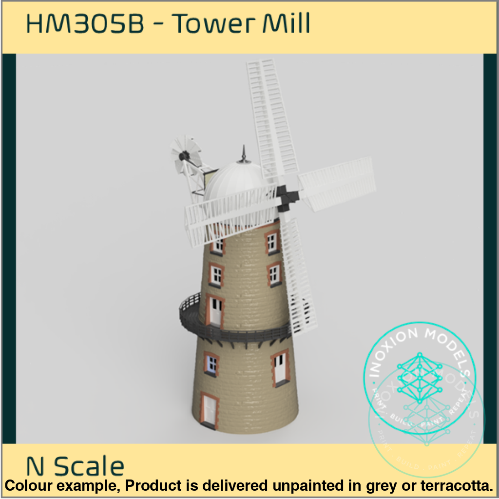 Hm305A – Tower Windmill N Scale Building