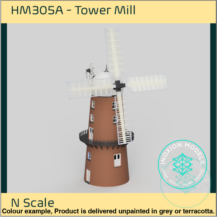 Hm305A – Tower Windmill N Scale Building