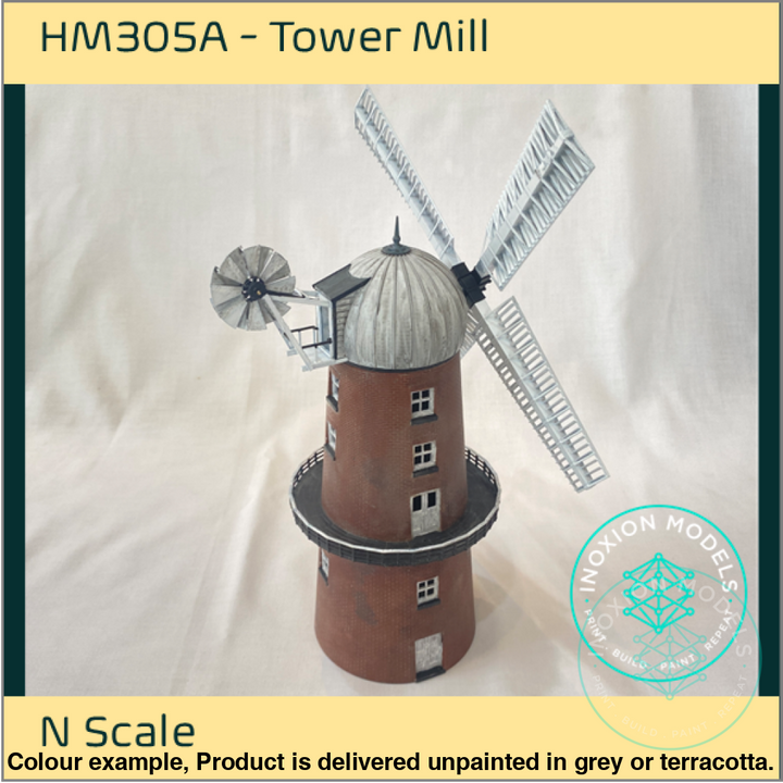 Hm305A – Tower Windmill N Scale Building