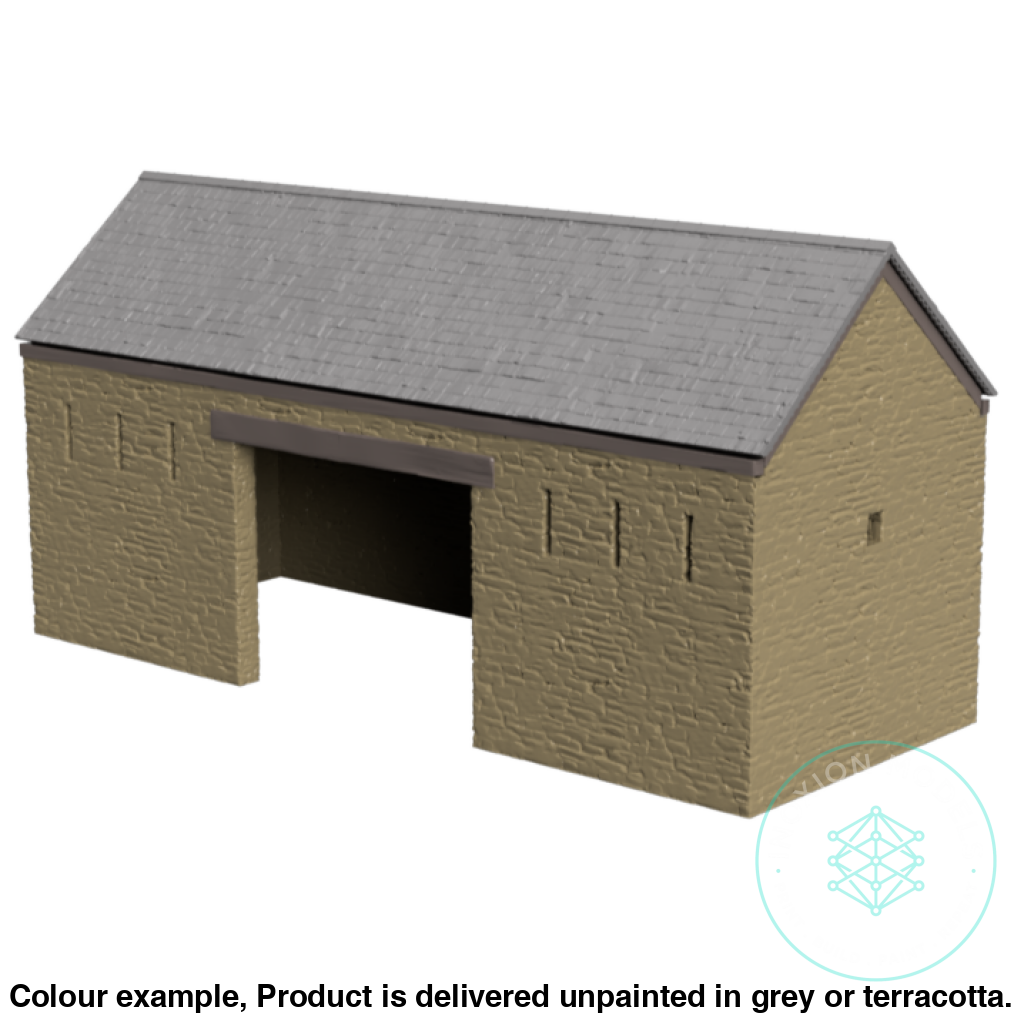 Hm306B – Barn N Scale Building