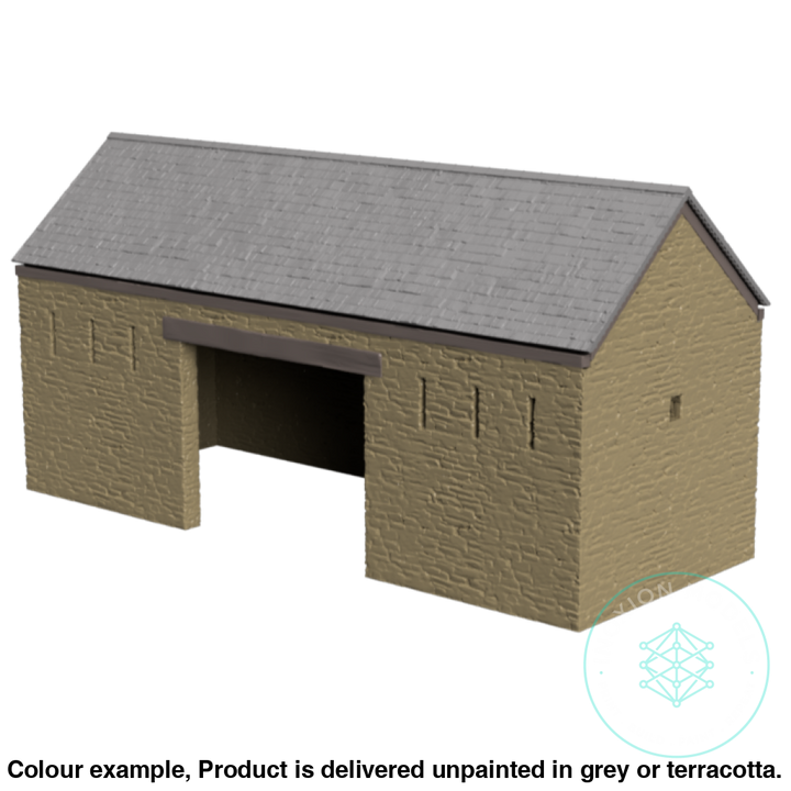 Hm306B – Barn N Scale Building