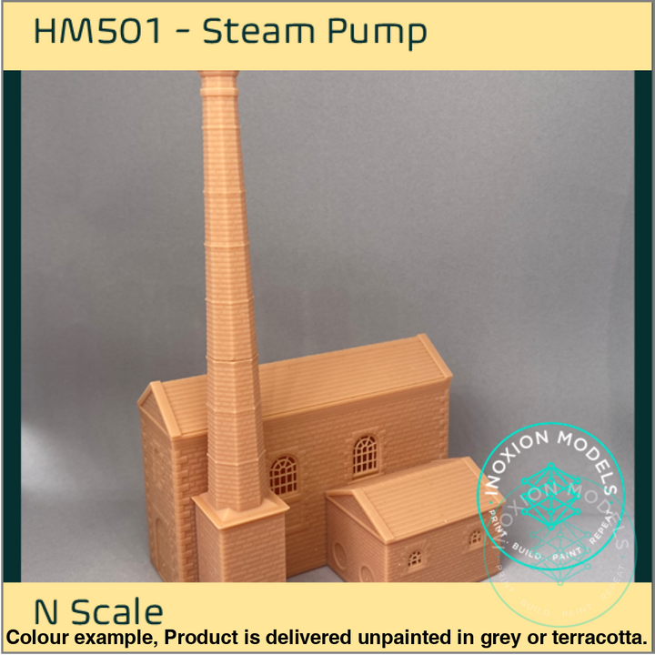 Hm501 – Steam Pump House N Scale Building