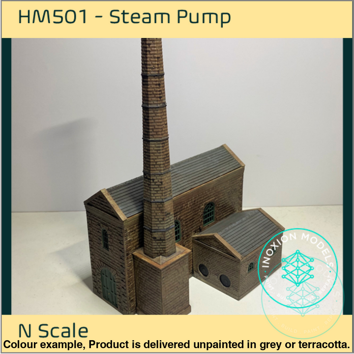 Hm501 – Steam Pump House N Scale Building