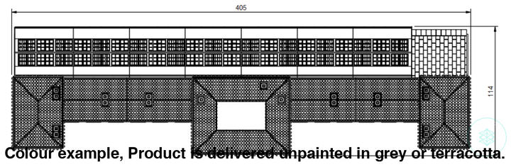 Hm800B – Station Building Platform 1 N Scale