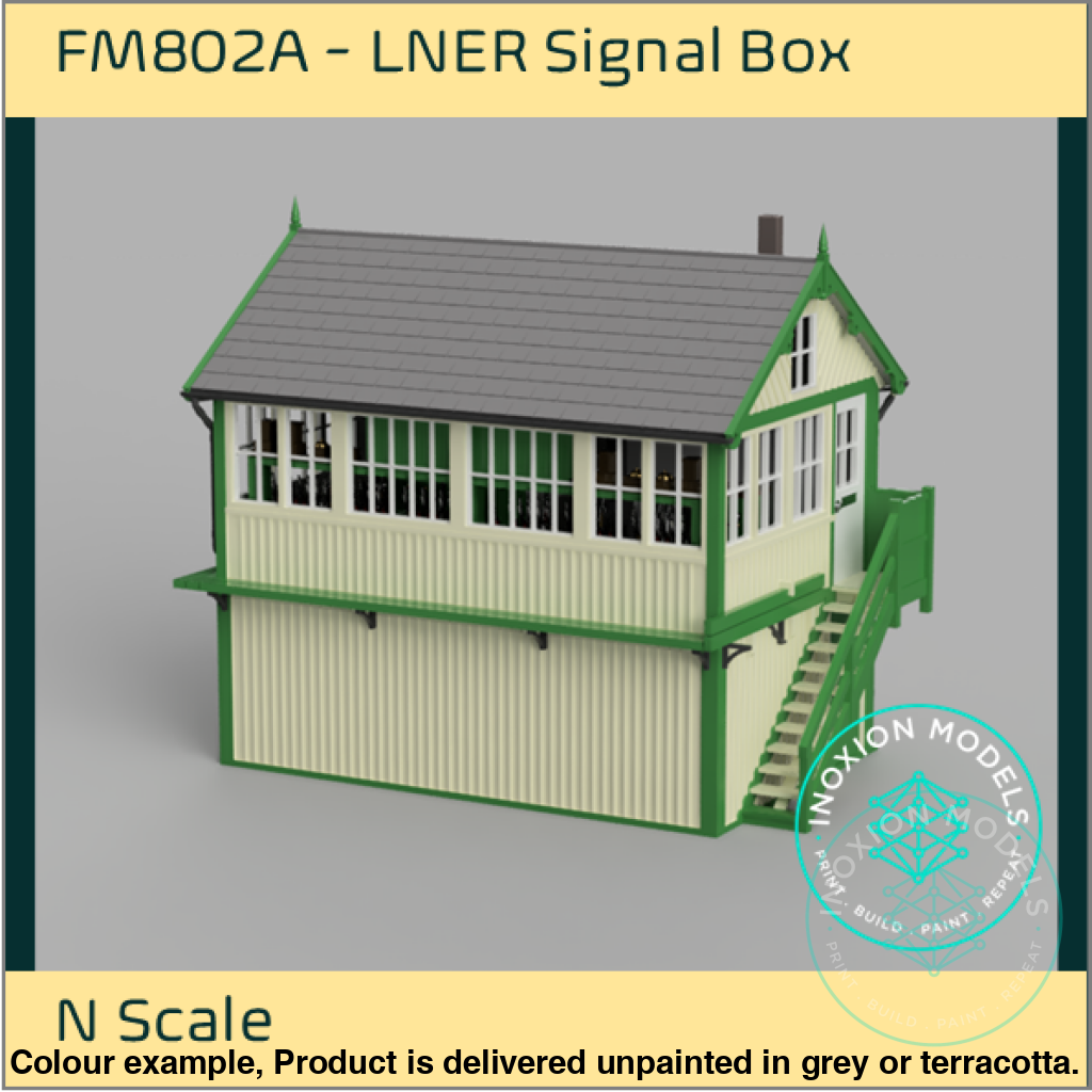 Hm802A – Lner Signal Box N Scale Building