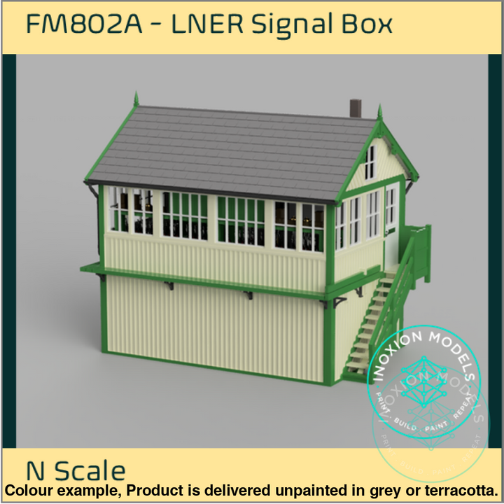 Hm802A – Lner Signal Box N Scale Building