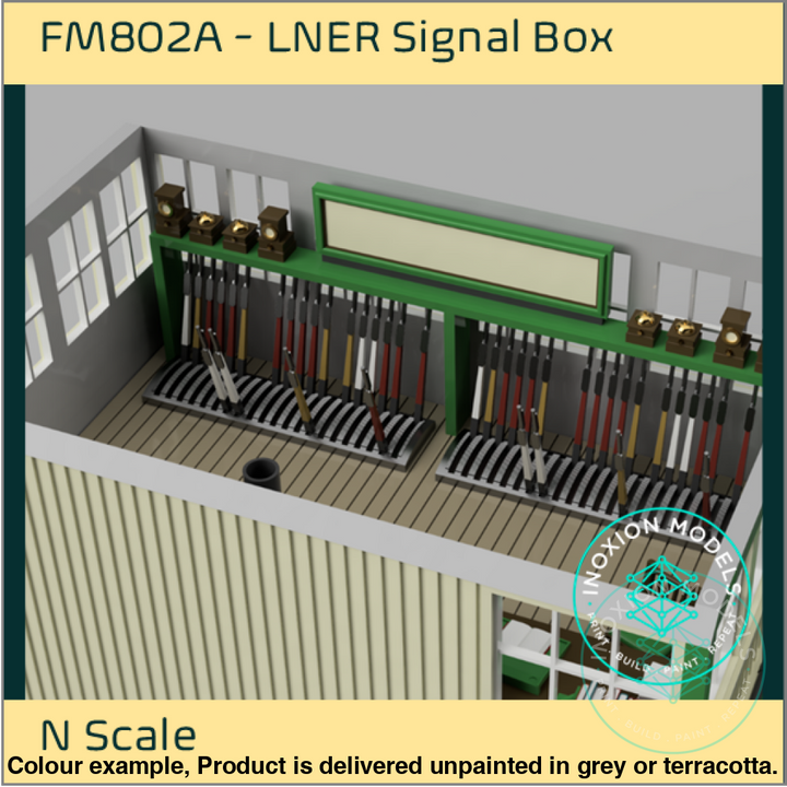 Hm802A – Lner Signal Box N Scale Building