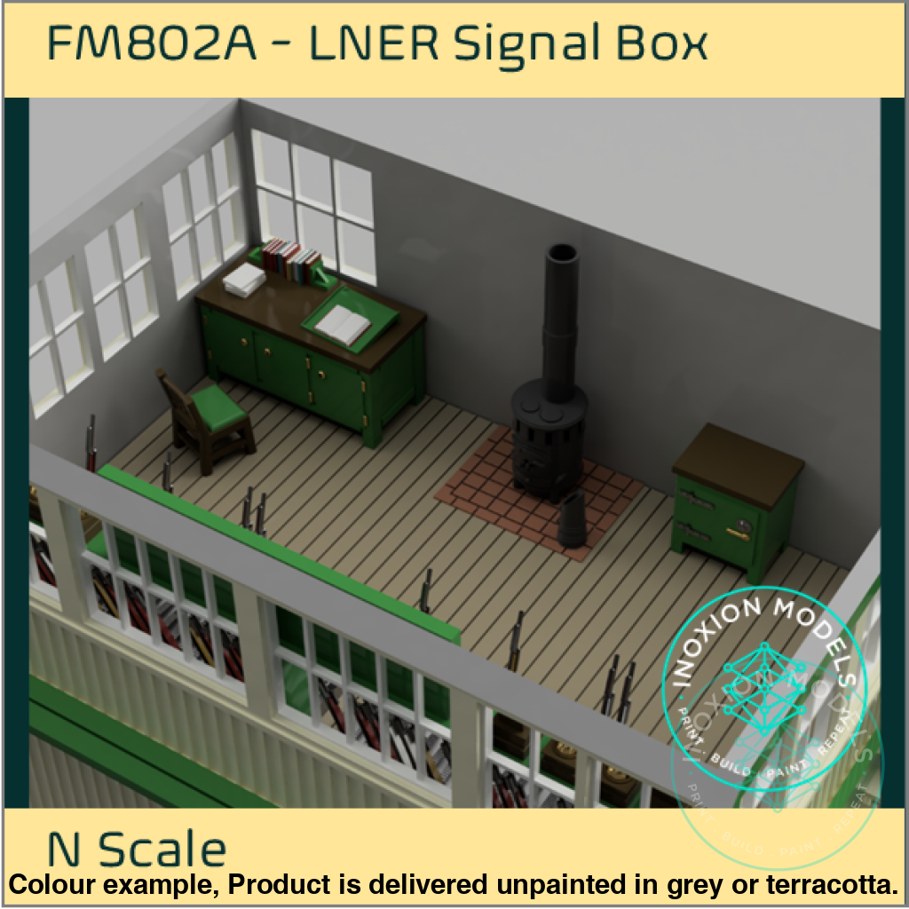 Hm802A – Lner Signal Box N Scale Building