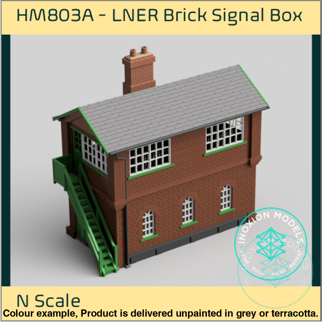 Hm803A – Lner Brick Signal Box N Scale Building