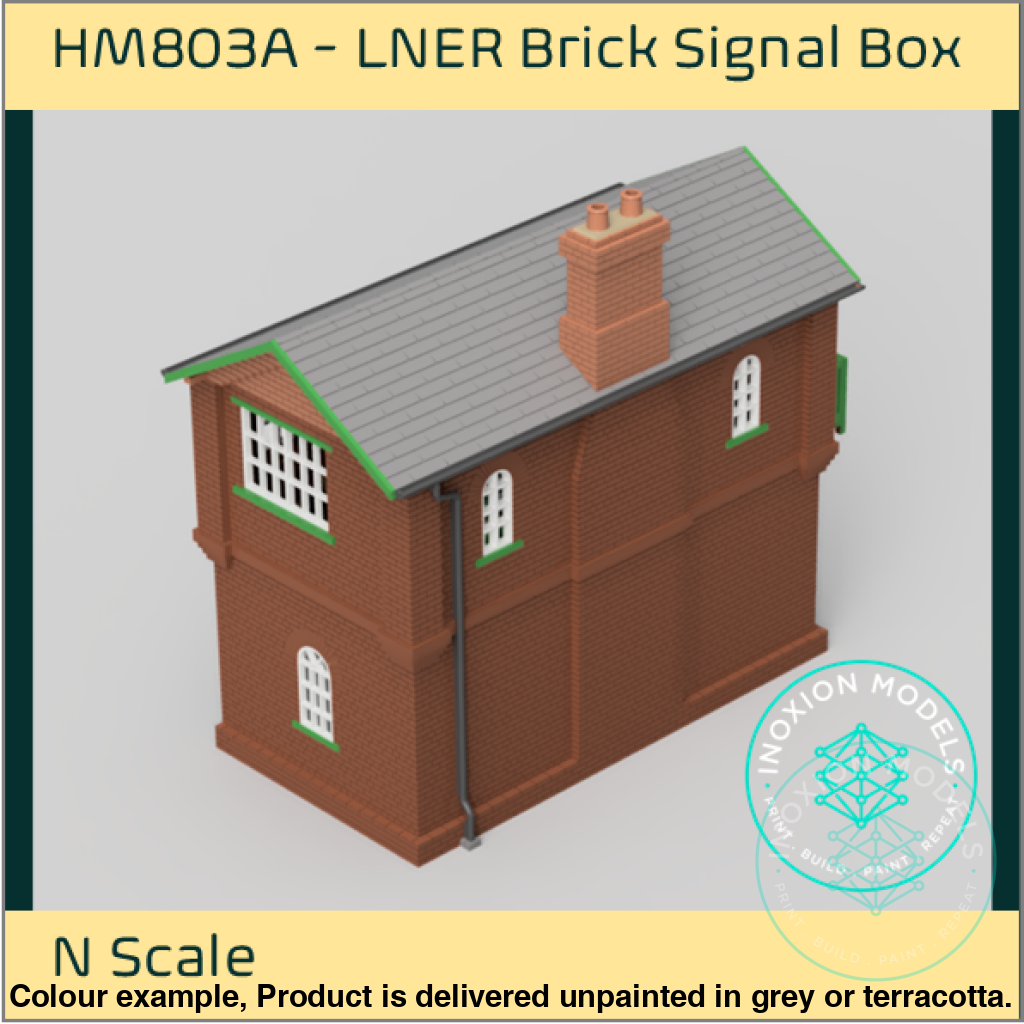 Hm803A – Lner Brick Signal Box N Scale Building