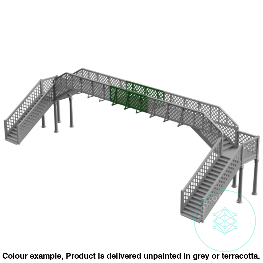 Hm804B – Platform Footbridge Extension N Scale Building