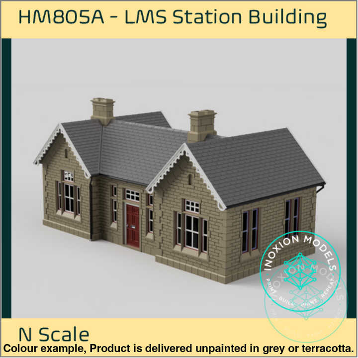 Hm805A – Lms Station Building N Scale