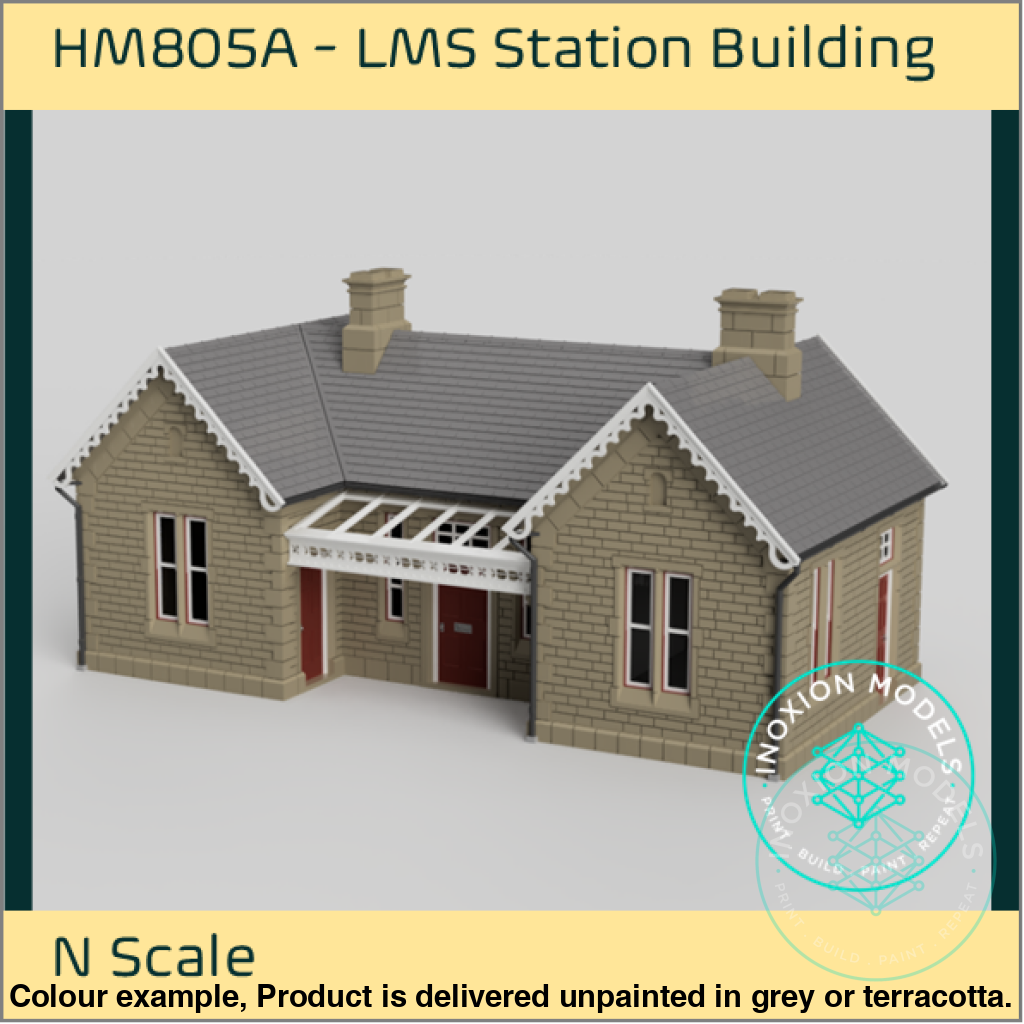 Hm805A – Lms Station Building N Scale