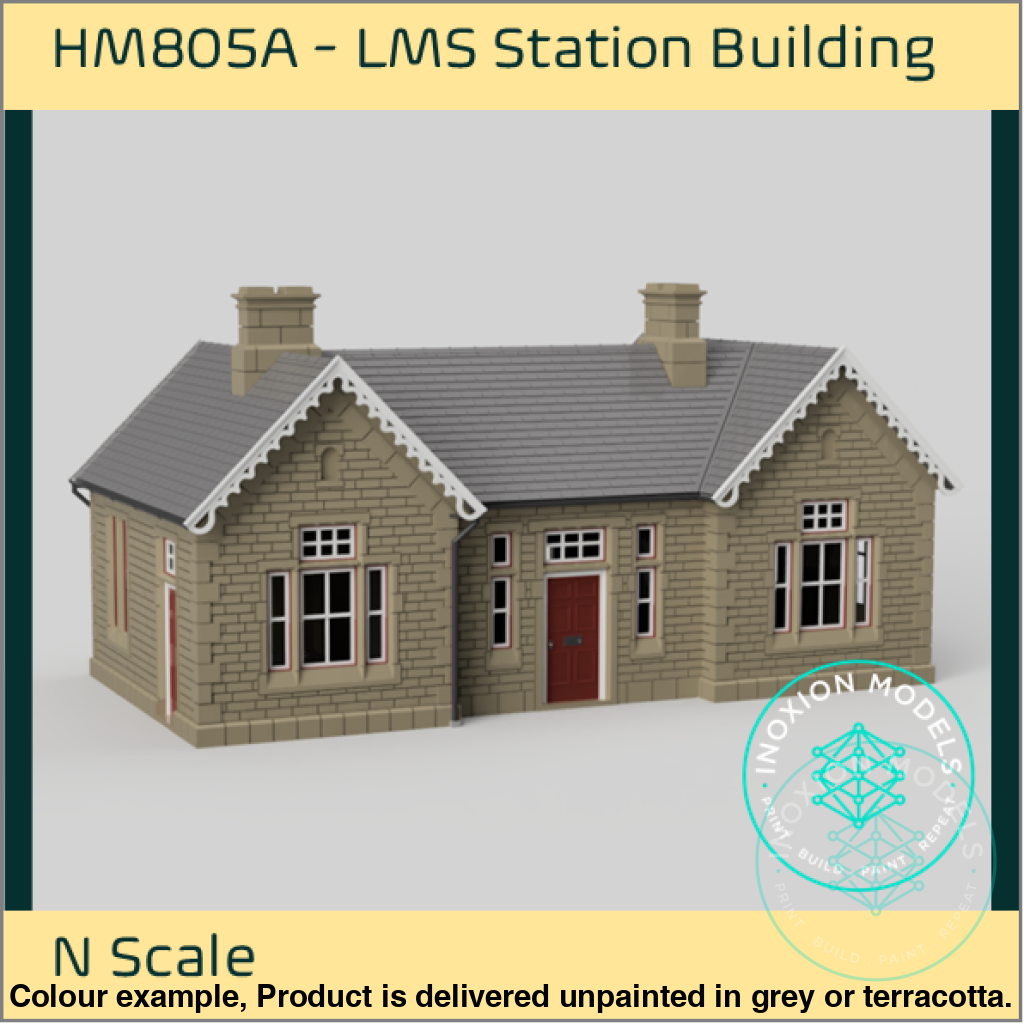 Hm805A – Lms Station Building N Scale