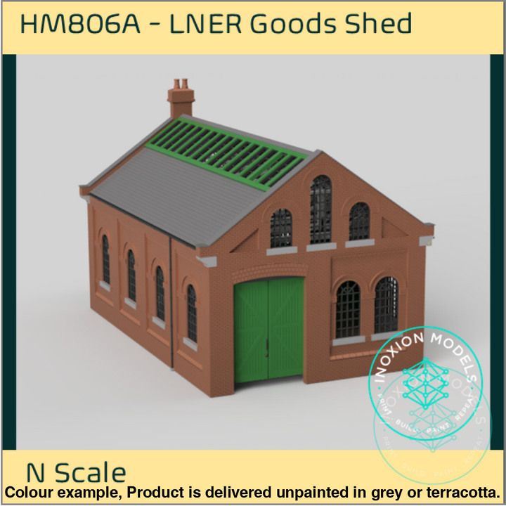 Hm806A – Lner Goods Shed N Scale Building