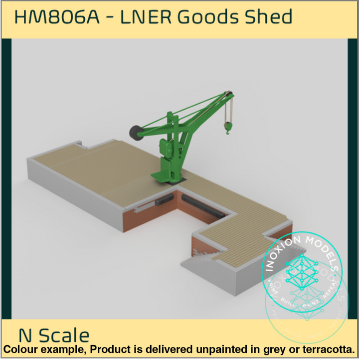 Hm806A – Lner Goods Shed N Scale Building