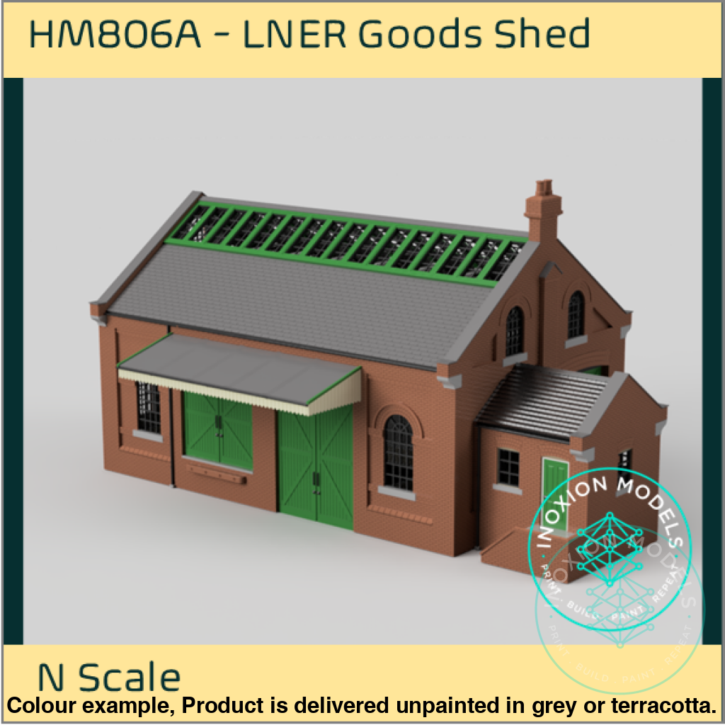 Hm806A – Lner Goods Shed N Scale Building