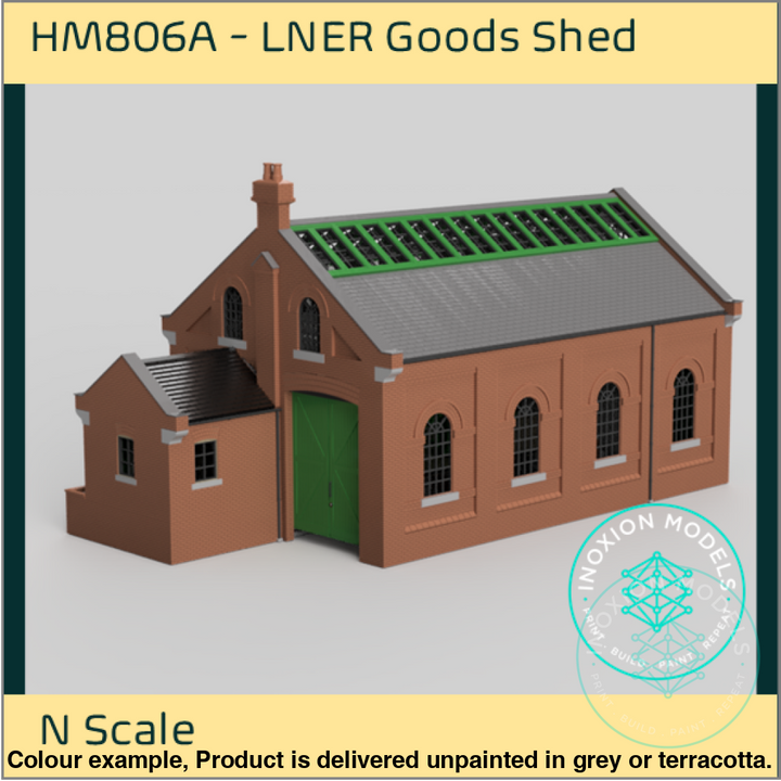 Hm806A – Lner Goods Shed N Scale Building