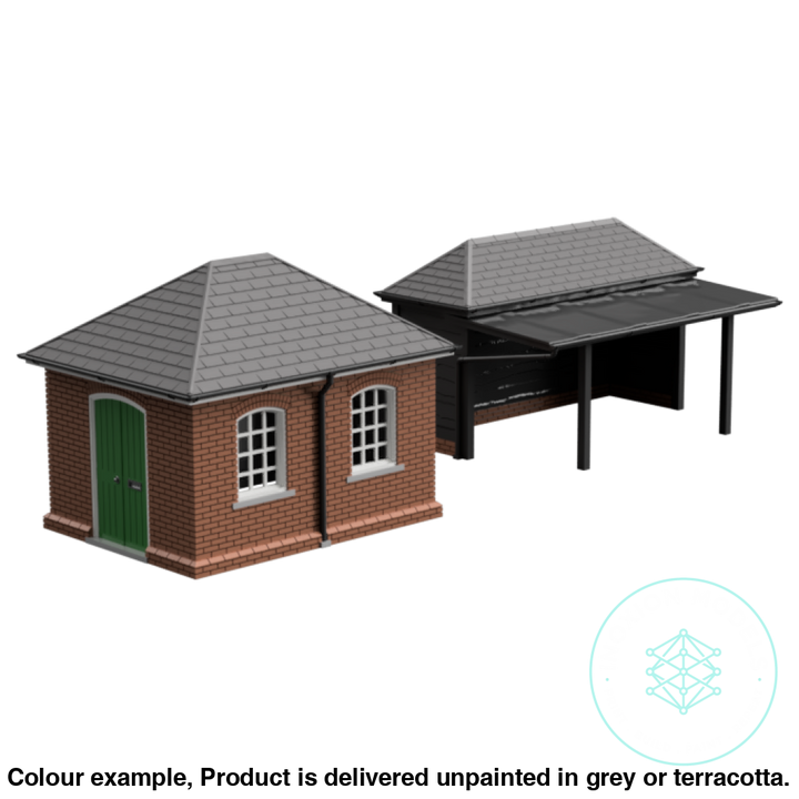 Hm811A – Lner Tram Station N Scale Building