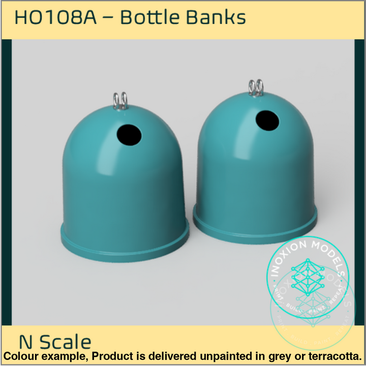 Ho108A – Bottle Banks N Scale Accessory