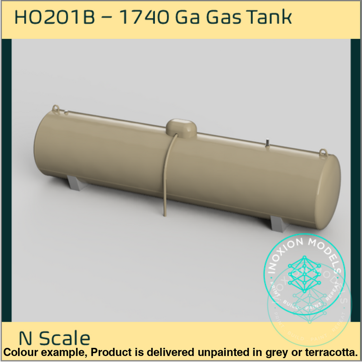 Ho201B – 1740 Ga Gas Tank N Scale Accessory