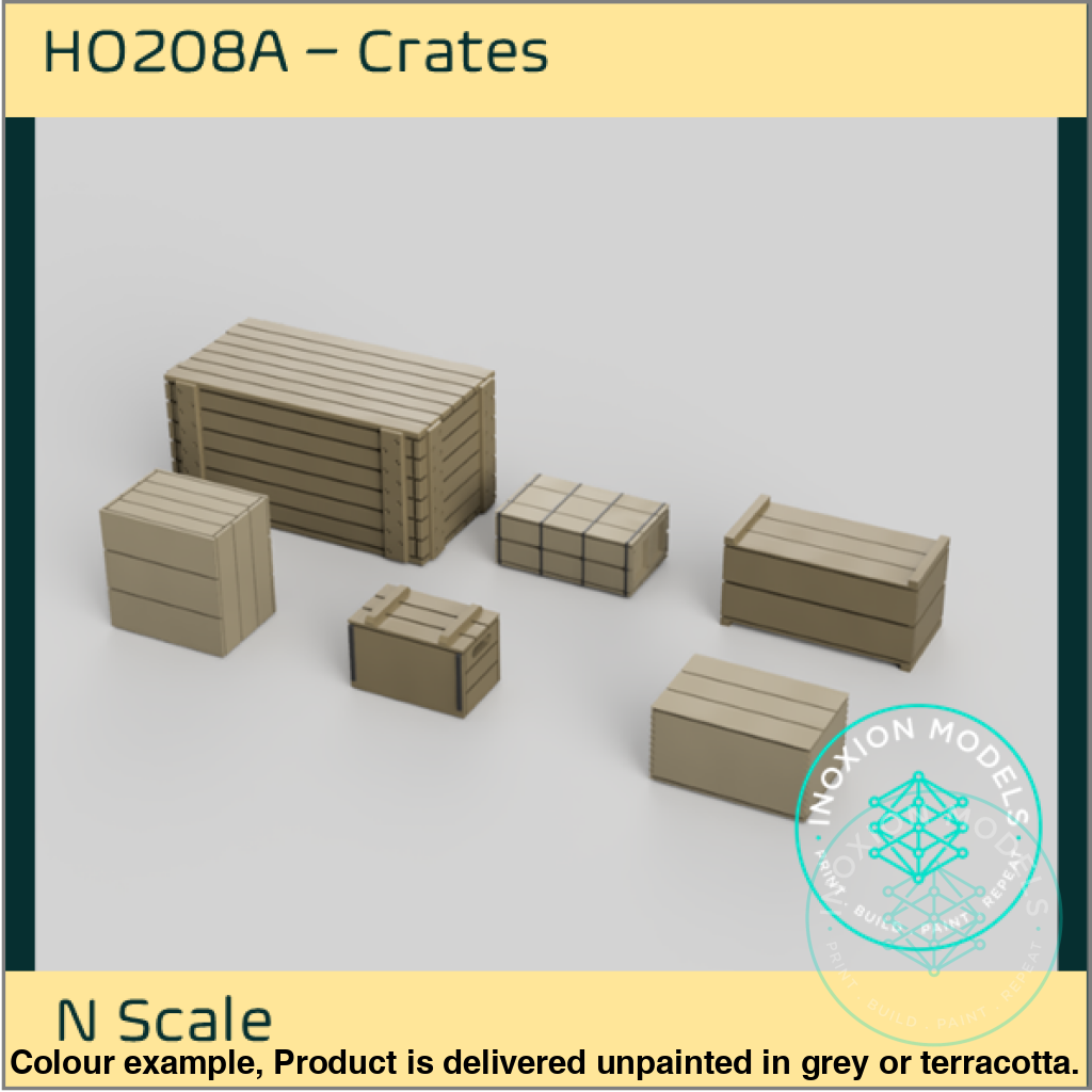 Ho208A – Crates N Scale Accessory