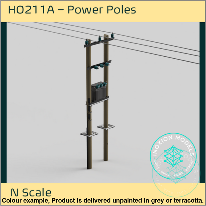 Ho211A – Power Poles N Scale Accessory