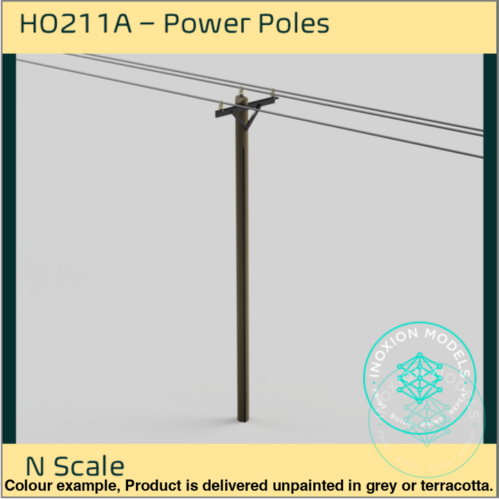 Ho211A – Power Poles N Scale Accessory