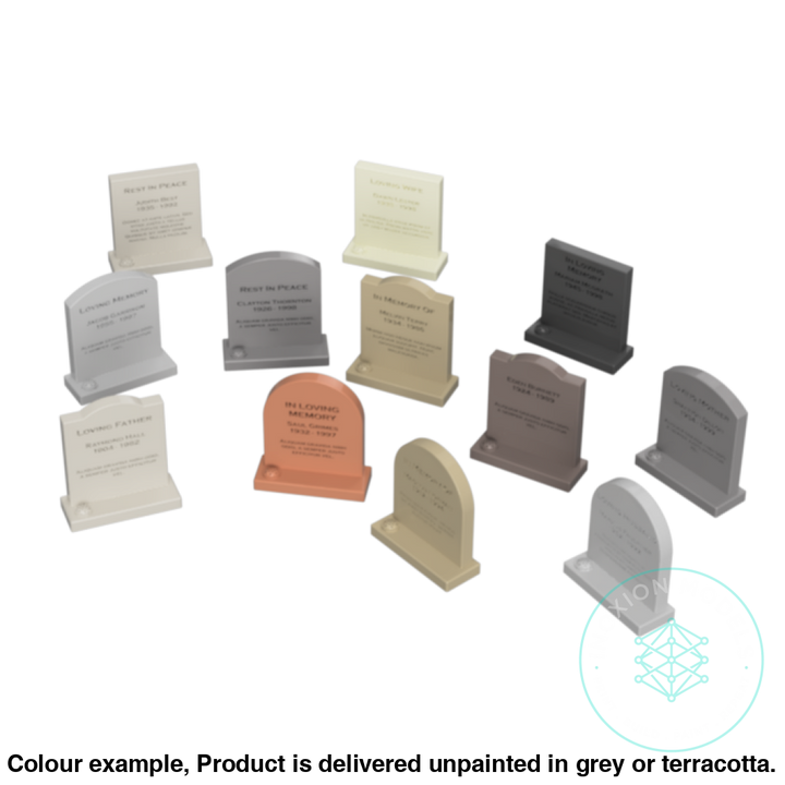 Ho307A – Small Grave Stones N Scale Accessory