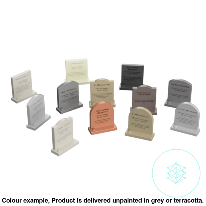 Ho307A – Small Grave Stones N Scale Accessory