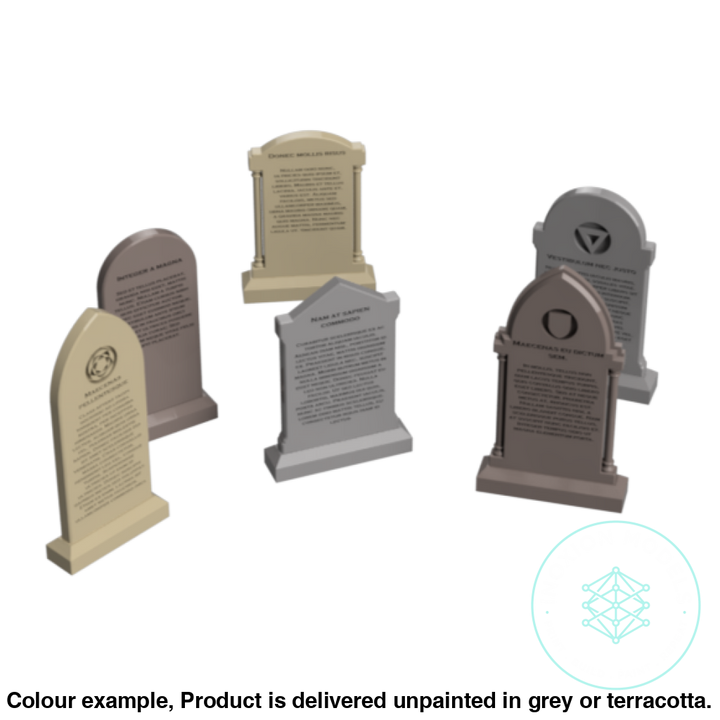 Ho307C – Old Grave Stones N Scale Accessory