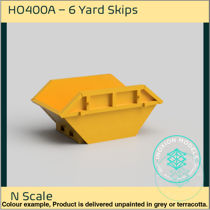 Ho400A – 6 Yard Skip N Scale Accessory